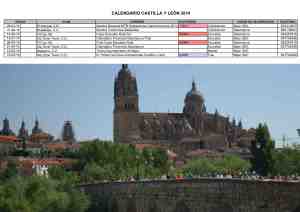 Calendario Salamanca 2014